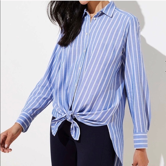 NEW- The Loft Button-down Tunic - Picture 1 of 9